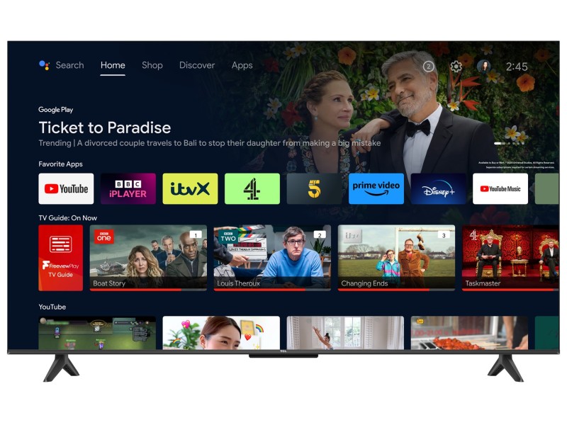TCL 55V6B TV 139 cm (55) 4K Ultra HD Smart TV Wi-Fi Black 55V6B – TCL Телевизори