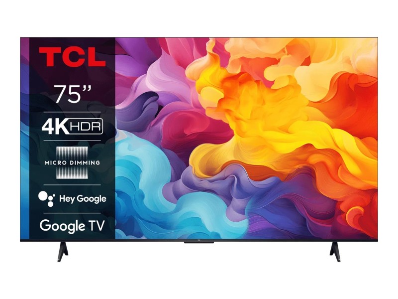 TCL 75V6B TV 190.5 cm (75) 4K Ultra HD Smart TV Wi-Fi Black 75V6B – TCL Телевизори