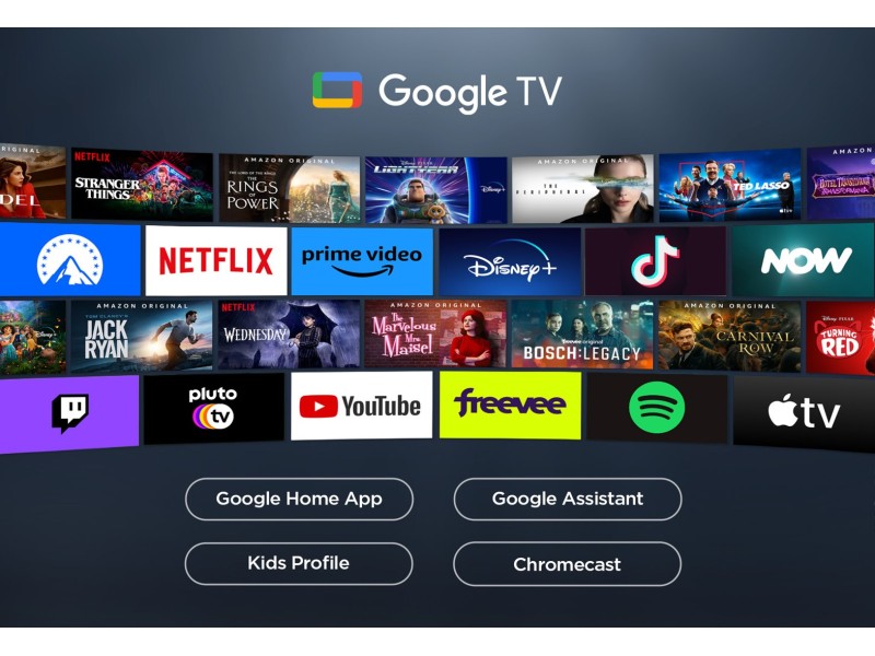 TCL C65 Serie C6 Smart TV QLED 4K 85 85C655, audio Onkyo con subwoofer, Dolby Vision - Atmos, Google TV 85C655 – TCL Телевизори