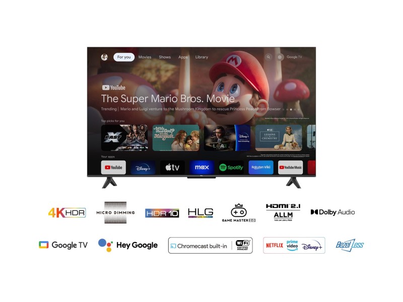 TCL P655 55P655 4K LED Google TV 55P655 – TCL Телевизори