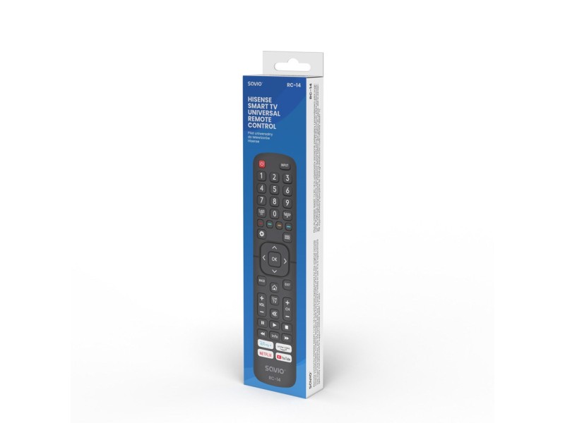 SAVIO RC-14 Universal remote control/replacement for HISENSE, SMART TV RC-14 – SAVIO Дистанционни за телевизори