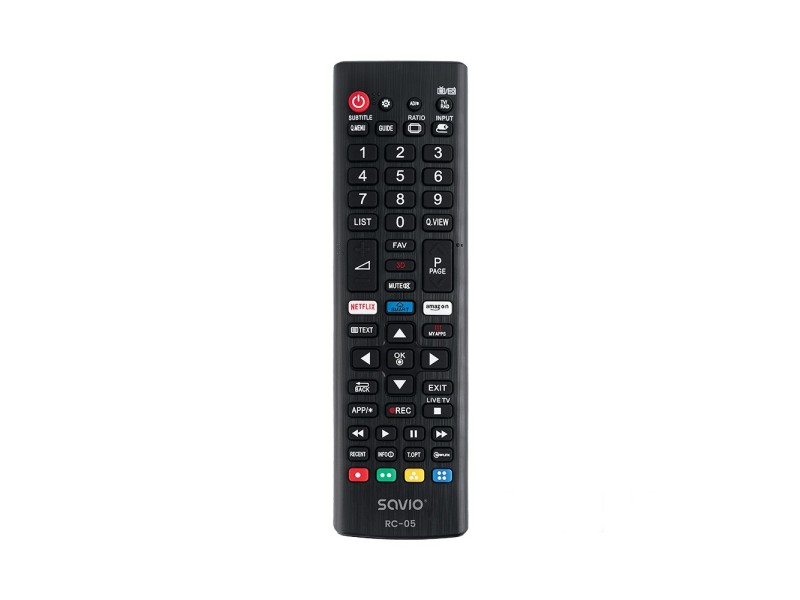SAVIO Universal remote controller/replacement for LG TV RC-05 IR Wireless RC-05 – SAVIO Дистанционни за телевизори