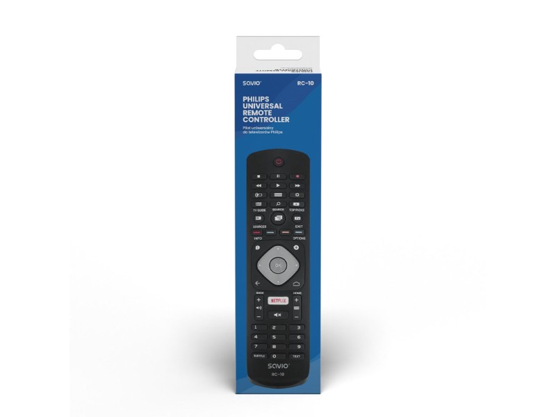 SAVIO Universal remote controller/replacement for PHILIPS TV RC-10 IR Wireless RC-10 – SAVIO Дистанционни за телевизори