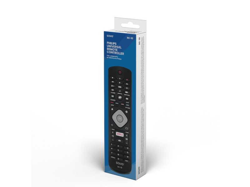 SAVIO Universal remote controller/replacement for PHILIPS TV RC-10 IR Wireless RC-10 – SAVIO Дистанционни за телевизори