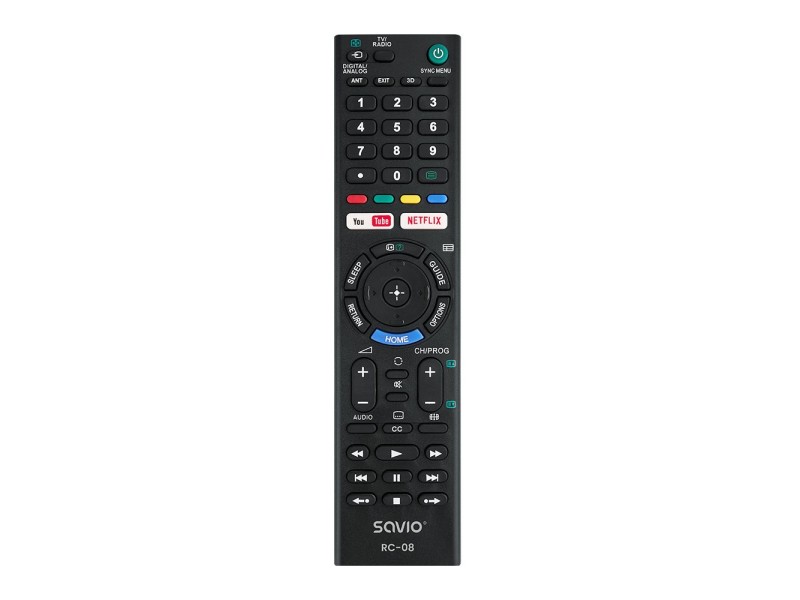 Savio RC-08 remote control TV Press buttons RC-08 – SAVIO Дистанционни за телевизори