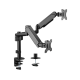 Gembird MA-DA2P-01 Adjustable desk 2-display mounting arm, 17”-32”, up to 9 kg MA-DA2P-01 – GEMBIRD Стойки