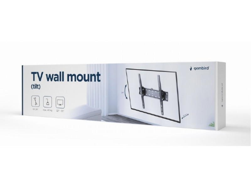 Gembird WM-55T-02 TV mount 139.7 cm (55) Black WM-55T-02 – GEMBIRD Стойки