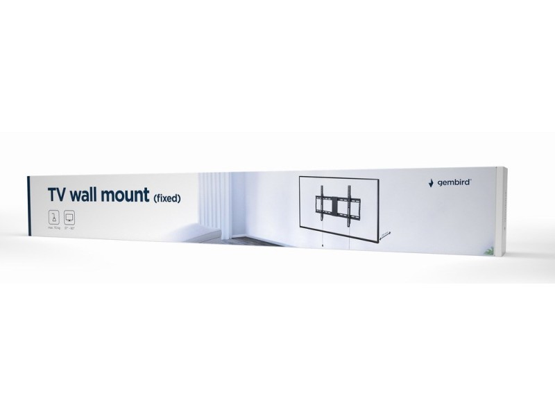 Gembird WM-80F-01 TV mount 2.03 m (80) Black WM-80F-01 – GEMBIRD Стойки