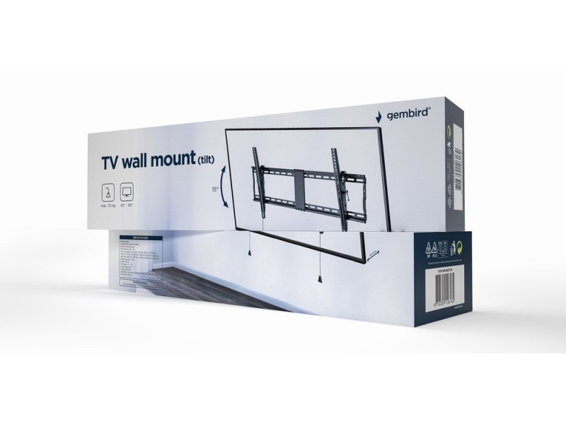 Gembird WM-90T-01 TV mount 2.29 m (90) Black WM-90T-01 – GEMBIRD Стойки