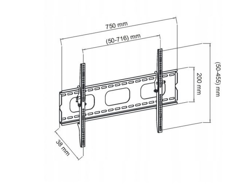 MULTIOFFICE LCD BRACKET 30-50 AR-18 AR-18 – ART Стойки