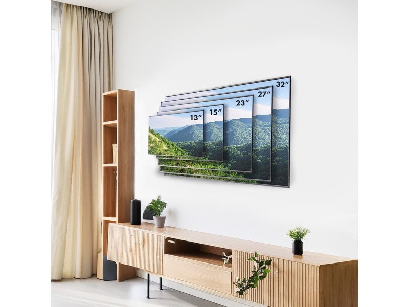 Maclean MC-417 Full Motion TV Monitor Wall Mount 13-32 30kg max. VESA 100x100 Black Powder Coated Universal Holder Bracket Adjustable Wall Distance Rotating Tilting MC-417 – Maclean Стойки