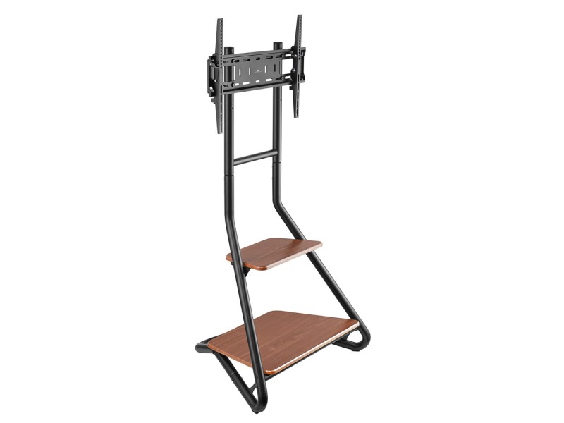 Maclean MC-455 Freestanding Corner TV Stand in Bauhaus Style, Free-standing TV Holder with Two Levels, Made of Wood, Load Capacity up to 10 kg, TV Mount up to 40 kg, 37-75, Max. VESA 600x400, Max. Height 1460mm MC-455 – Maclean Стойки