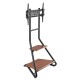 Maclean MC-455 Freestanding Corner TV Stand in Bauhaus Style, Free-standing TV Holder with Two Levels, Made of Wood, Load Capacity up to 10 kg, TV Mount up to 40 kg, 37-75, Max. VESA 600x400, Max. Height 1460mm MC-455 – Maclean Стойки