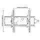 Maclean MC-521 B TV Wall Mount Bracket LCD LED Plasma 32 - 63 MC-521B – Maclean Стойки