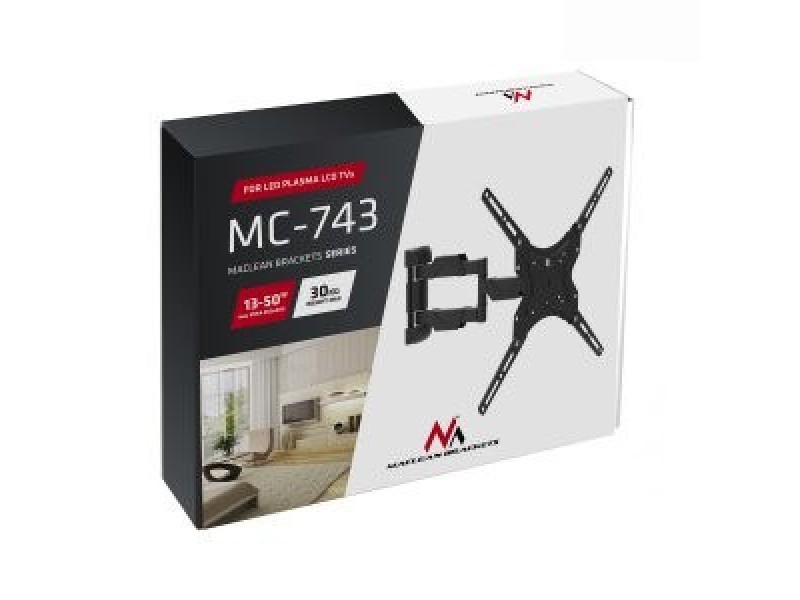 Maclean MC-743 TV mount 127 cm (65) Black MC-743 – Maclean Стойки
