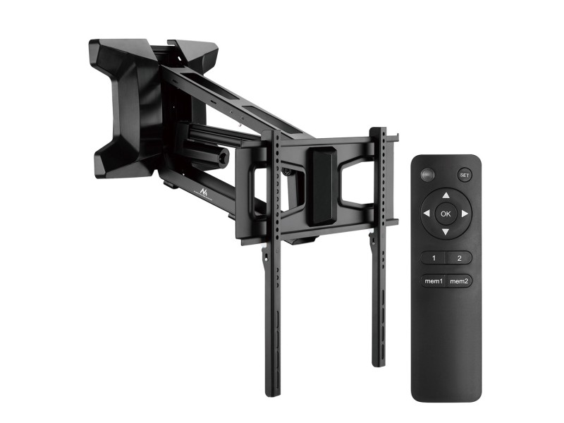 Maclean MC-891 Electric TV Wall Mount Bracket with Remote Control Height Adjustment 37 - 70 max. VESA 600x400 up to 35kg Above Fireplace Mount Sturdy MC-891 – Maclean Стойки