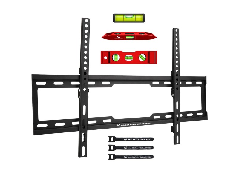 Maclean TV MC-413 Wall Mount Bracket 32-80 VESA 600x400 45kg Tilting Universal Adjustable Spirit Level Mounting Accessories MC-413 – Maclean Стойки