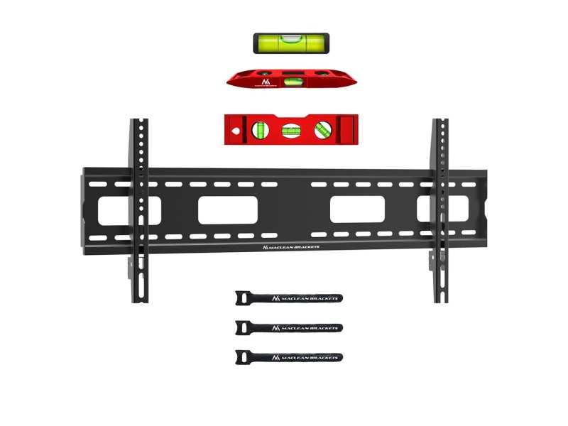 Maclean TV MC-420 Wall Mount Bracket 43-120 VESA 800x400 120kg Universal Adjustable Spirit Level Accessories Flat Heavy Duty MC-420 – Maclean Стойки