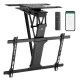 Maclean electric ceiling TV mount, TUYA support, max VESA 600x400, 90st swivel remote control, 32-75, 35kg, MC-490 MC-490 – Maclean Стойки
