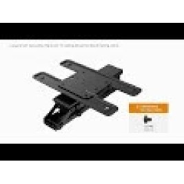 Maclean electric ceiling TV mount, TUYA support, max VESA 600x400, 90st swivel remote control, 32"-75", 35kg, MC-490
