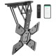 Maclean electric ceiling TV mount, TUYA support, max VESA 600x400, remote control, 23-55, 30kg, MC-492 MC-492 – Maclean Стойки