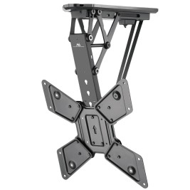 Maclean electric ceiling TV mount, TUYA support, max VESA 600x400, remote control, 23"-55", 30kg, MC-492