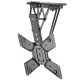Maclean electric ceiling TV mount, TUYA support, max VESA 600x400, remote control, 23-55, 30kg, MC-492 MC-492 – Maclean Стойки