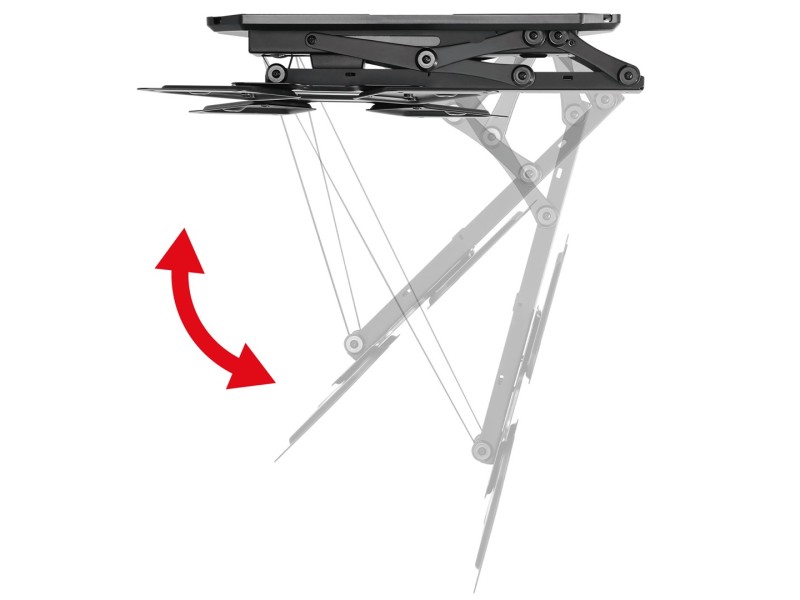 Maclean electric ceiling TV mount, TUYA support, max VESA 600x400, remote control, 23-55, 30kg, MC-492 MC-492 – Maclean Стойки