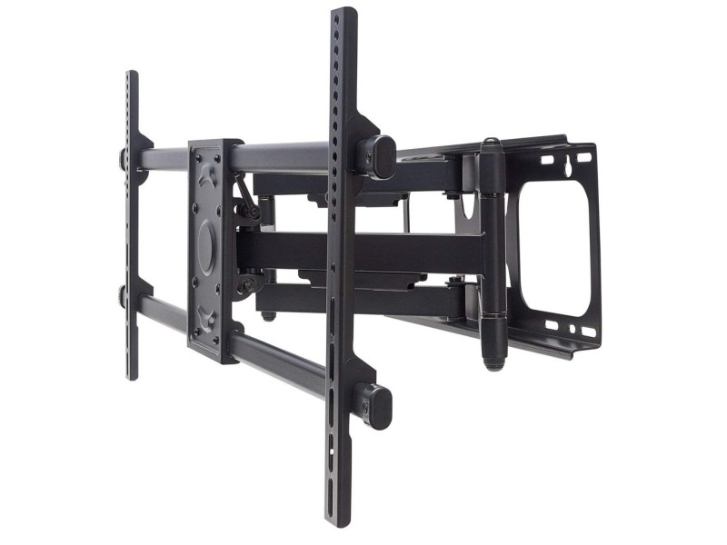 Manhattan TV & Monitor Mount, Wall, Full Motion, 1 screen, Screen Sizes: 37-75, Black, VESA 200x200 to 800x400mm, Max 75kg, LFD, Tilt & Swivel with 3 Pivots, Lifetime Warranty 461290 – Manhattan Стойки