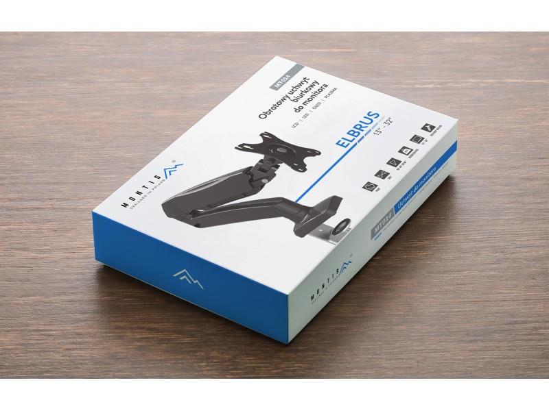 Montis Uchwyt do monitora „ELBRUS” MT014 81.3 cm (32) Black Desk MT014 – MONTIS Стойки