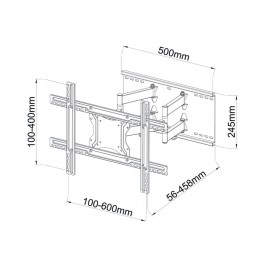 TV bracket 40 "-80" 60 kg ART AR-87