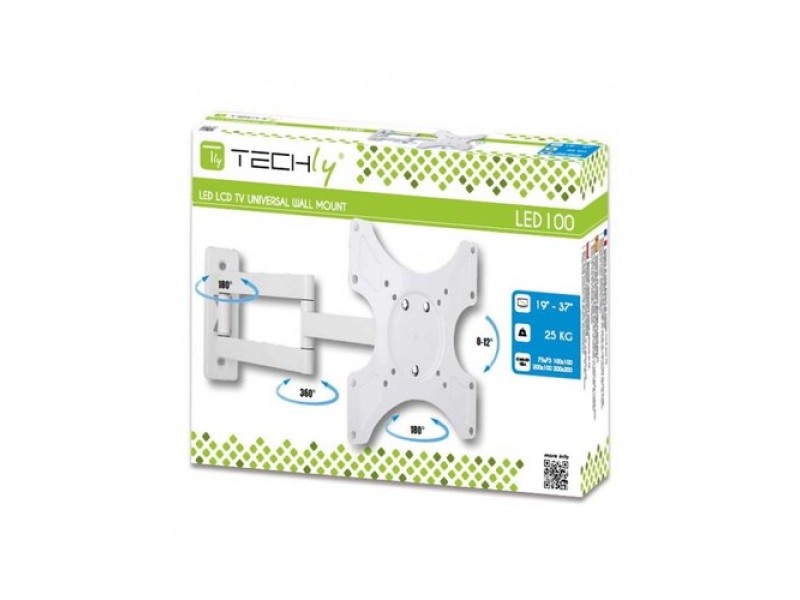 Techly ICA-LCD-2903WH TV mount 94 cm (37) White 023820 – TECHly Стойки