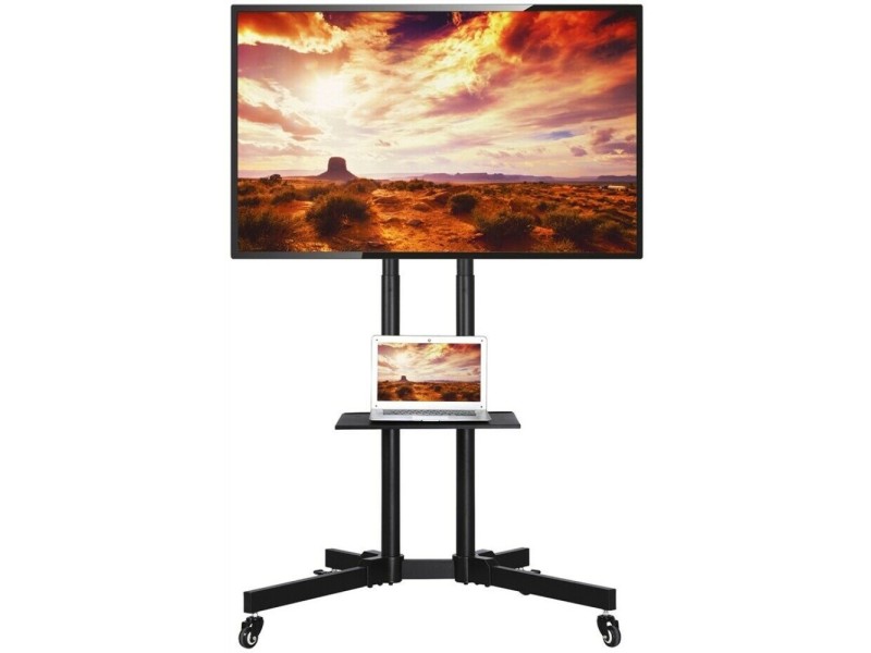 Techly ICA-TR16T signage display mount 177.8 cm (70) Black 105643 – TECHly Стойки