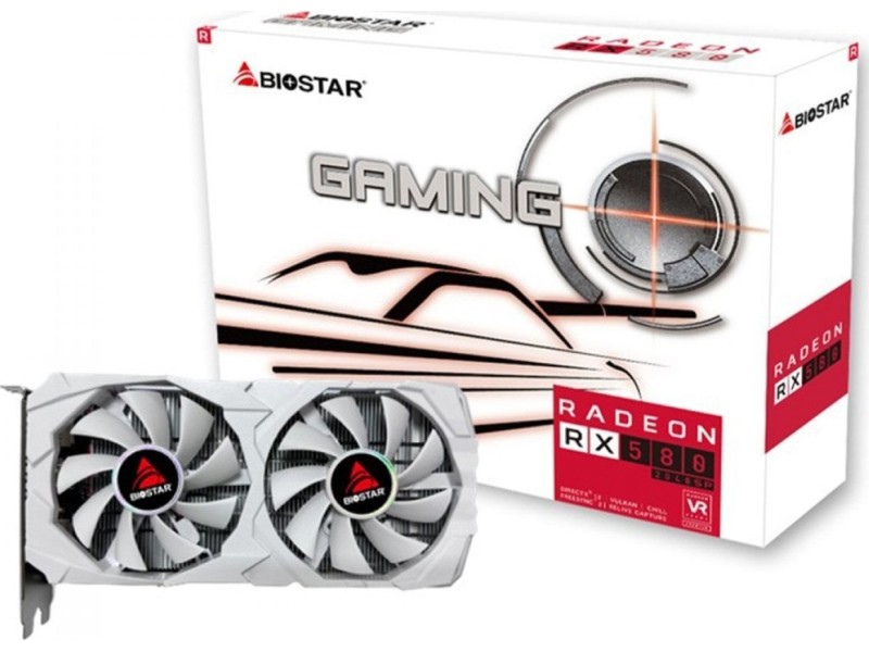 BIOSTAR Radeon RX 580 8GB White D5 VA5825RQ82 – Biostar Видео карти