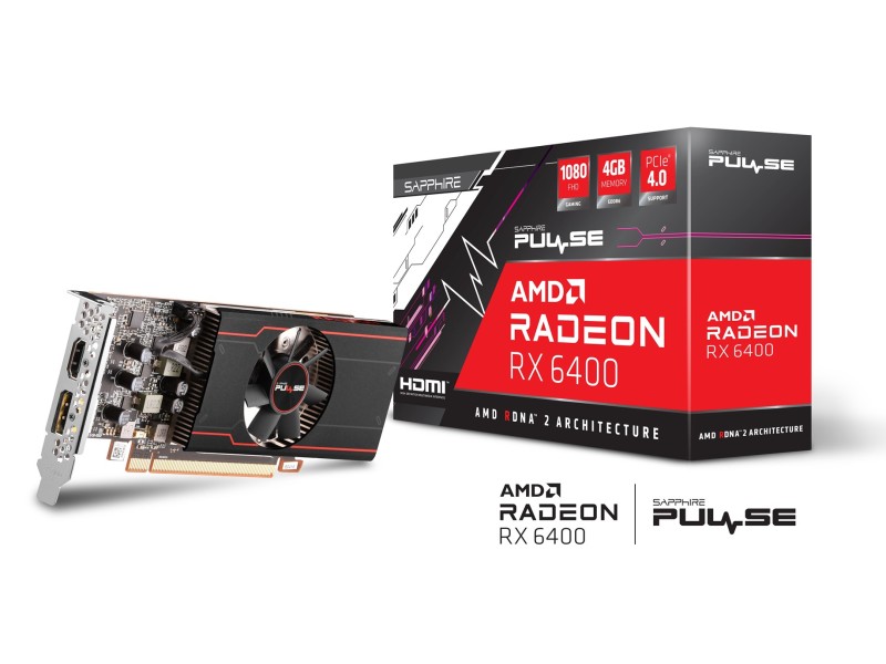 Graphics card Sapphire Pulse RX 6400 Gaming 4GB GDDR6 11315-01-20G – Sapphire Видео карти