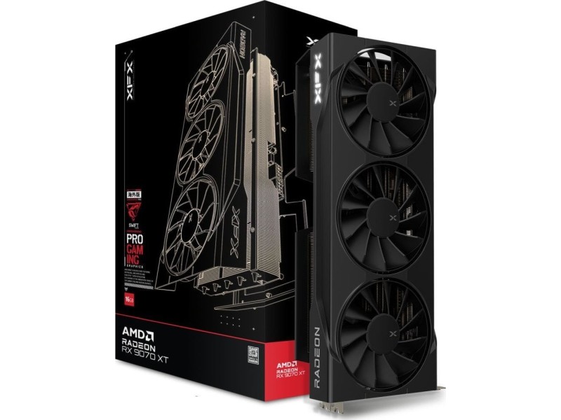 Graphics card. XFX Quicksilver RX 9070XT Mag. Air 16GB 97TMAQKB9 – XFX Видео карти