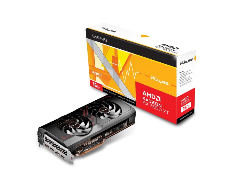 SAPPHIRE Radeon RX 7800 XT PULSE GAMING OC 16GB GDDR6 DUAL graphics card 11330-02-20G – Sapphire Видео карти