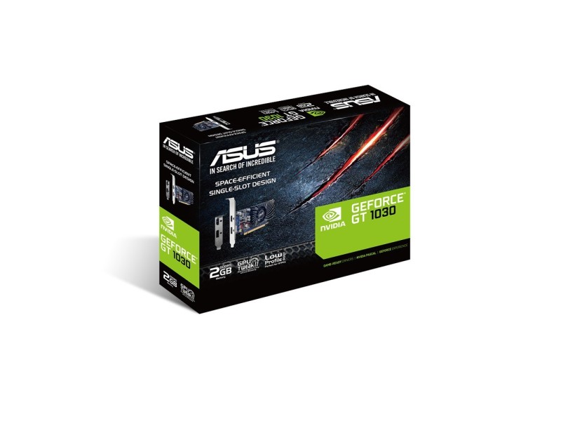 ASUS GT1030-2G-BRK NVIDIA GeForce GT 1030 2 GB GDDR5 90YV0AT2-M0NA00 – ASUS Видео карти