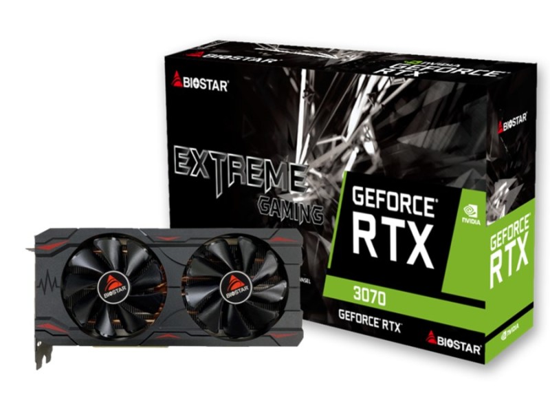 Biostar VN3706RM82 graphics card NVIDIA GeForce RTX 3070 8 GB GDDR6 VN3706RM82 – Biostar Видео карти