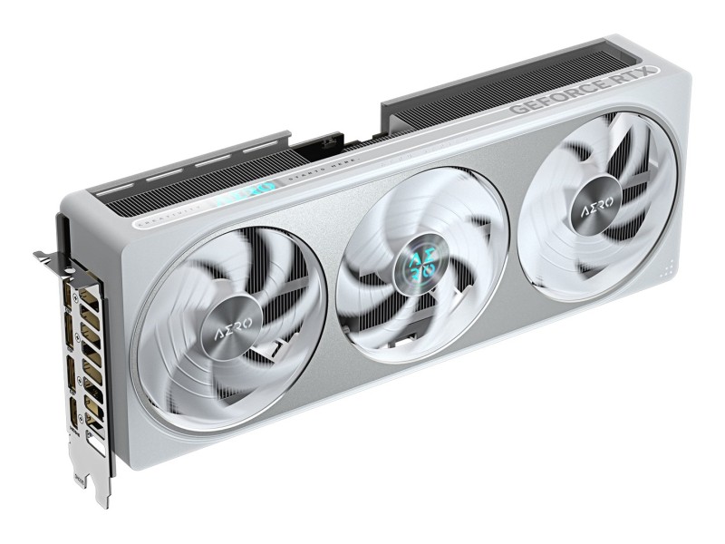 GIGABYTE GeForce RTX 5070 AERO OC 12G Graphics Card - 12GB GDDR7, 192bit, PCI-E 5.0, 2625 MHz Core Clock, 3 x DP 2.1a, 1 x HDMI 2.1b, NVIDIA DLSS 4, GV-N5070AERO OC-12GD GV-N5070AERO OC-12GD – GIGABYTE Видео карти