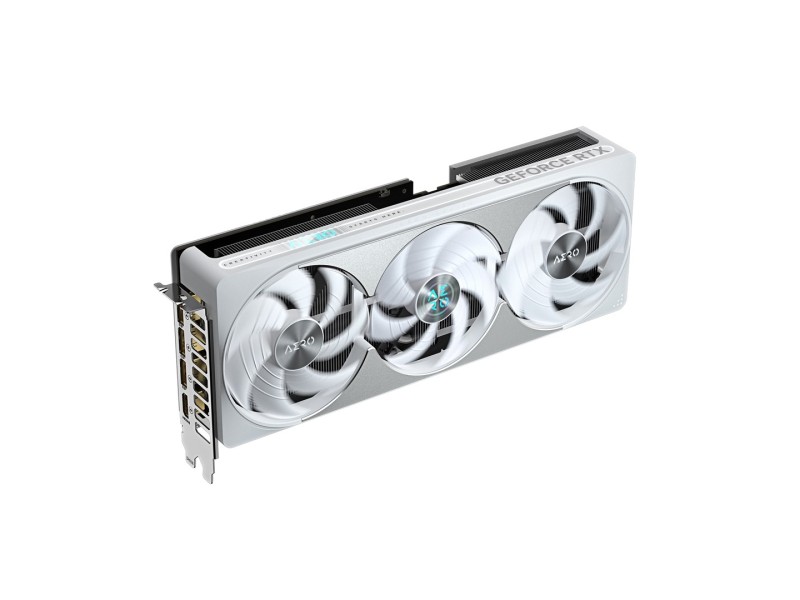 GIGABYTE GeForce RTX 5080 AERO OC SFF 16G Graphics Card - 16GB GDDR7, 256bit, PCI-E 5.0, 2730MHz Core Clock, 3 x DisplayPort, 1 x HDMI, GV-N5080AERO OC-16GD GV-N5080AERO OC-16GD – GIGABYTE Видео карти