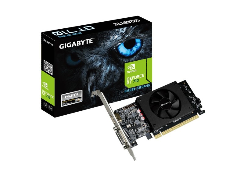 Gigabyte GV-N710D5-2GL graphics card NVIDIA GeForce GT 710 2 GB GDDR5 GV-N710D5-2GL – GIGABYTE Видео карти