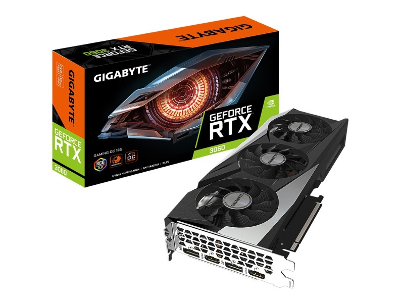 Gigabyte GeForce RTX 3060 GAMING OC 12G (rev. 2.0) NVIDIA 12 GB GDDR6 GV-N3060GAMING OC-12GD 2.0 – GIGABYTE Видео карти