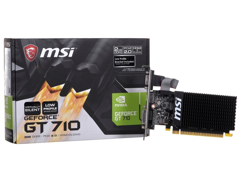 MSI V809-2000R GeForce GT 710 2 GB GDDR3 graphics card GT 710 2GD3H LP – MSI  Видео карти
