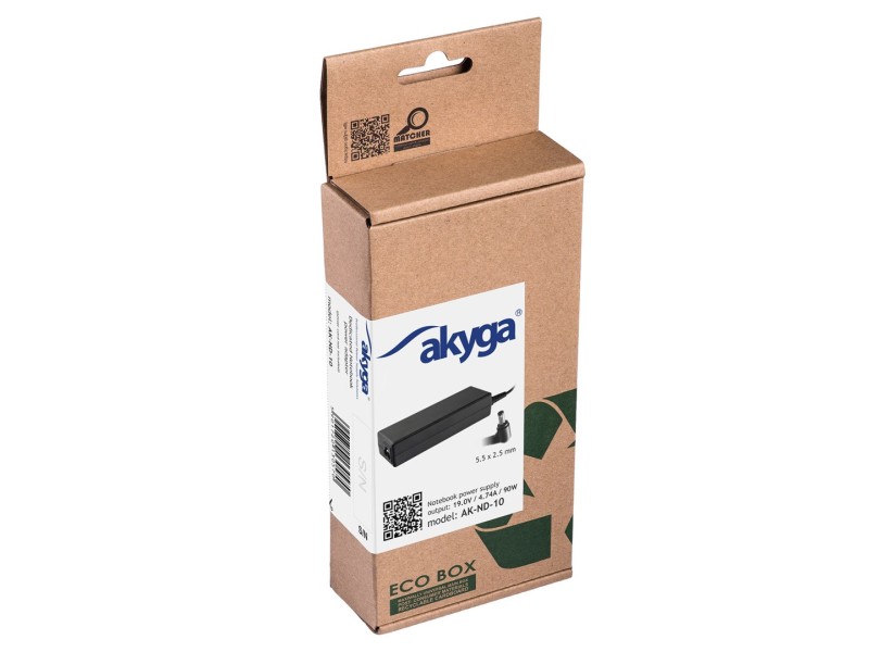 Akyga AK-ND-10 power adapter/inverter Indoor 90 W Black AK-ND-10 – AKYGA Универсални захранвания за лаптоп