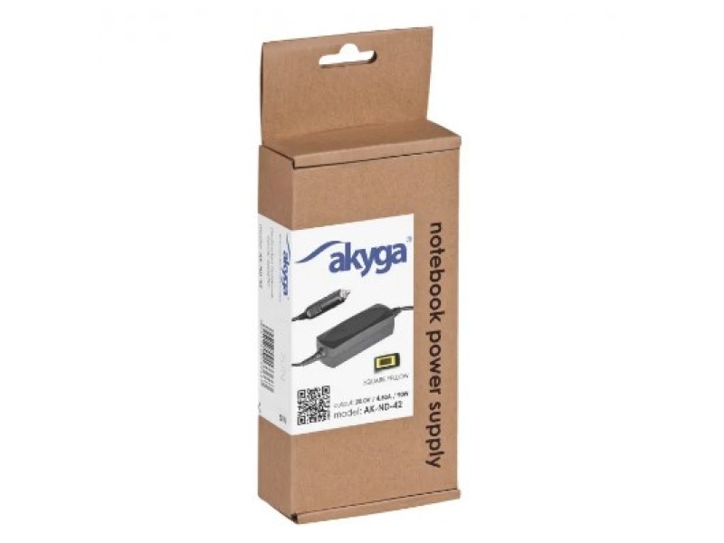 Akyga AK-ND-42 power adapter/inverter Auto 90 W Black AK-ND-42 – AKYGA Универсални захранвания за лаптоп