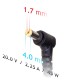 Akyga AK-ND-50 power adapter/inverter Indoor 45 W Black AK-ND-50 – AKYGA Универсални захранвания за лаптоп