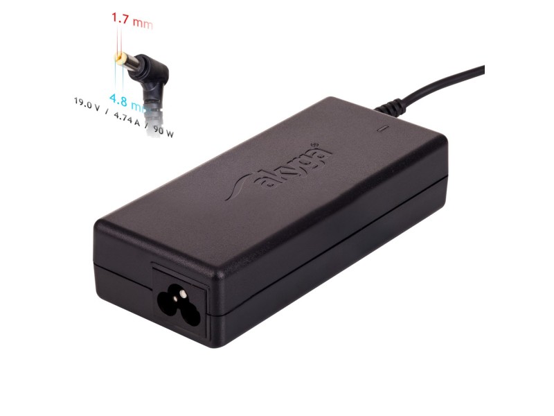 Akyga notebook power adapter AK-ND-08 19V/4.74A 90W 4.8x1.7 mm HP power adapter/inverter Indoor Black AK-ND-08 – AKYGA Универсални захранвания за лаптоп