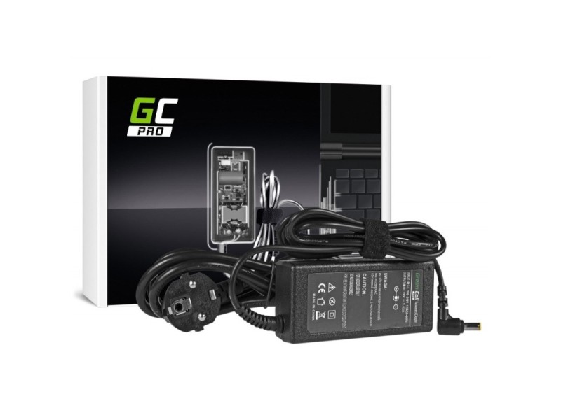 Green Cell AD01P power adapter/inverter Indoor 60 W Black AD01P – Green Cell Универсални захранвания за лаптоп