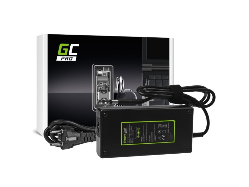 Green Cell AD107P power adapter/inverter Indoor 180 W Black AD107P – Green Cell Универсални захранвания за лаптоп